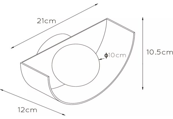 Aplică Lucide 45201/01/33 BENNI 1xG9/28W/230V