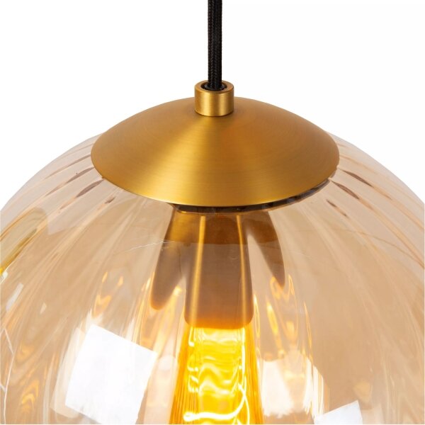 Lustră pe cablu Lucide 45493/03/33 MONSARAZ 3xE27/40W/230V verde/bej