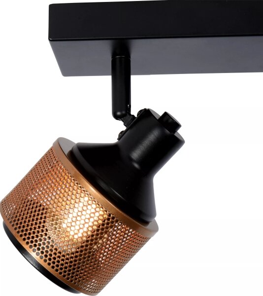 Spot Lucide 77980/02/30 RAFA 2xE14/40W/230V negru/bronz