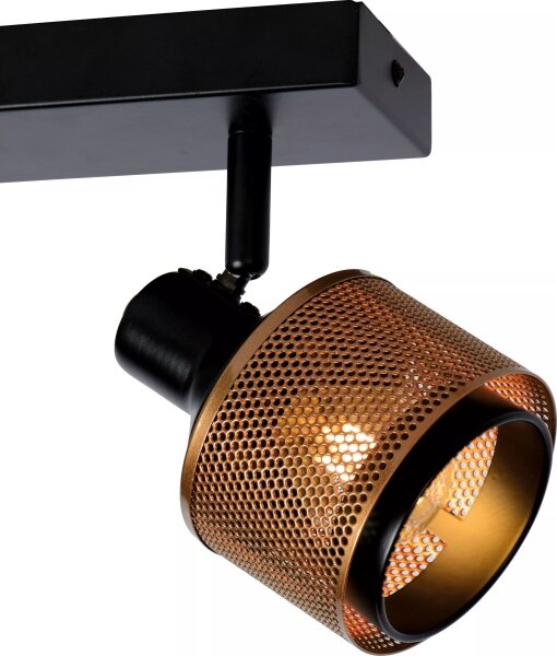 Spot Lucide 77980/02/30 RAFA 2xE14/40W/230V negru/bronz