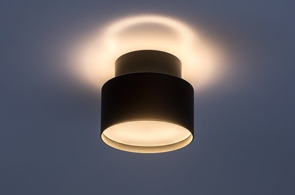 Plafonieră LED Rabalux 71319 OVIDIA LED/16W/230V 3000K negru