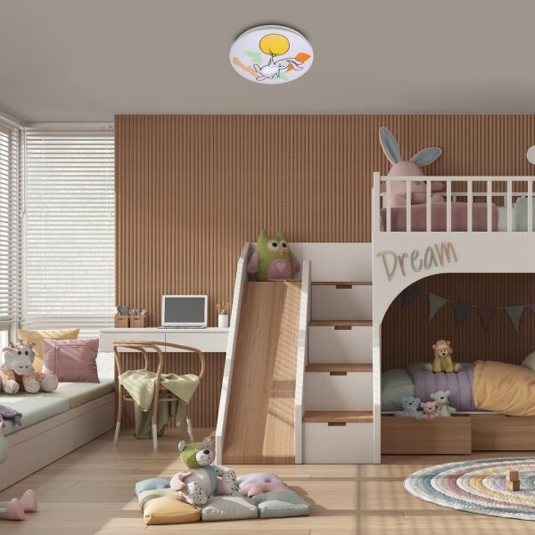 Rabalux 71409 - Plafonieră LED pentru copii HOPPLY LED/24W/230V 3000K