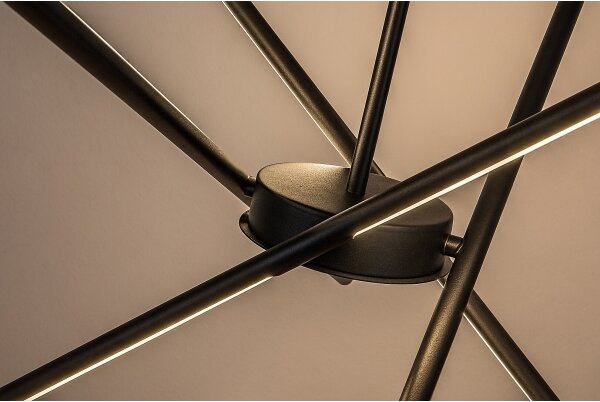 Lustră LED pe cablu Rabalux 72338 HENLI2 LED/40W/230V 3000K negru