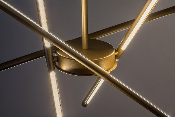 Lustră LED pe cablu Rabalux 72339 HENLI2 LED/40W/230V 3000K auriu