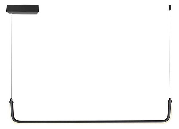 Lustră LED pe cablu LED/12W/230V 4000K negru