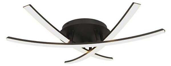 Plafonieră LED/20W/230V 3000K negru