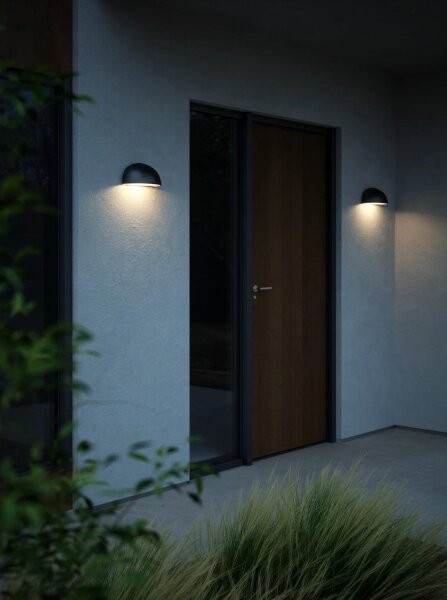 Aplică de exterior Nordlux SCORPIUS 1xE27/25W/230V IP44 negru