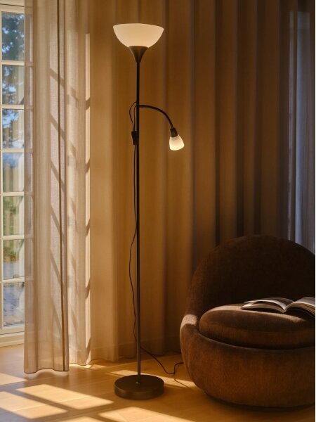 Lampadar Nordlux LAURIA 1xE27/40W/230V + 1xE14/15W