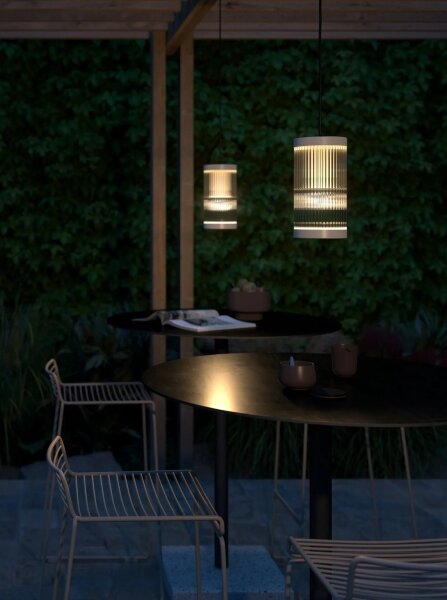 Lustră pe cablu de exterior Nordlux COUPAR 1xE27/25W/230V IP33 crem
