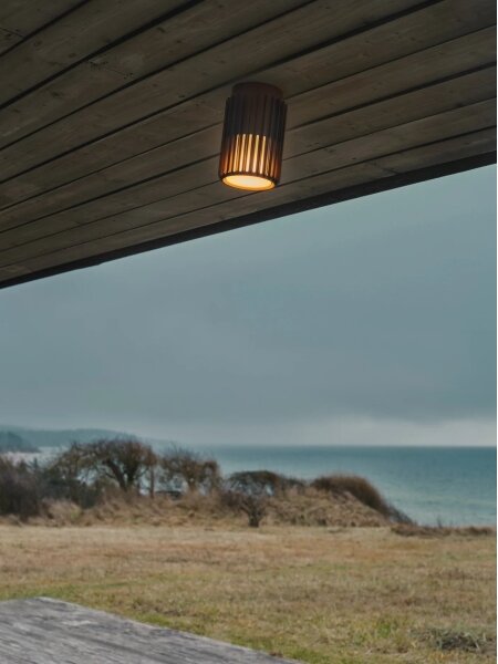 Plafonieră de exterior Nordlux ALUDRA 1xE27/15W/230V maro