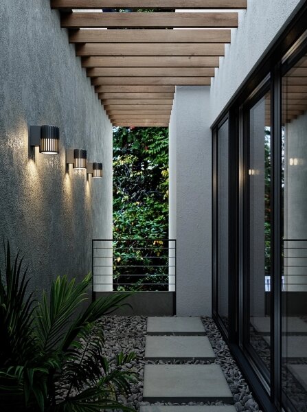 Aplică de exterior Nordlux ALUDRA 1xE27/15W/230V negru