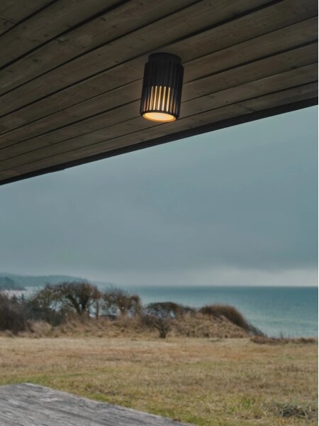 Plafonieră de exterior Nordlux ALUDRA 1xE27/15W/230V negru