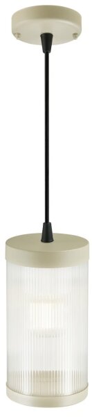 Lustră pe cablu de exterior Nordlux COUPAR 1xE27/25W/230V IP33 crem