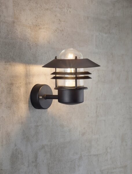 Aplică de exterior Nordlux BLOKHUS 1xE27/60W/230V IP54 negru