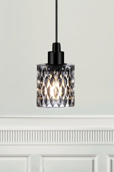 Lustră pe cablu Nordlux HOLLYWOOD 1xE27/60W/230V fumuriu