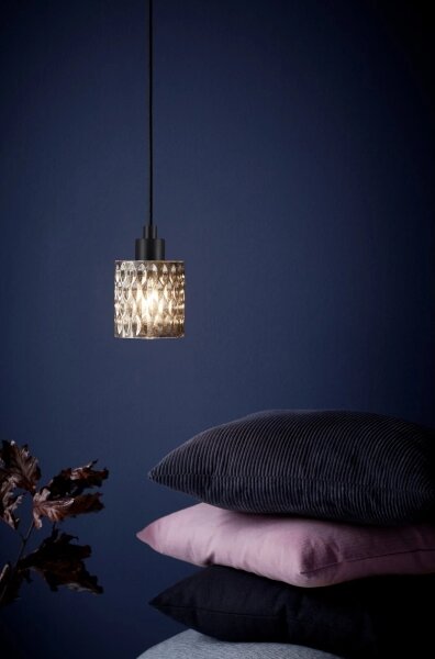 Lustră pe cablu Nordlux HOLLYWOOD 1xE27/60W/230V fumuriu