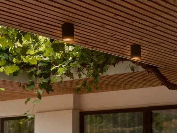 Plafonieră de exterior Nordlux KYKLOP 1xGU10/15W/230V IP54 negru