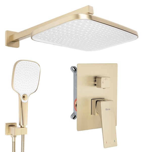 Set de dus incastrat Rea Joe Brush Gold + BOX