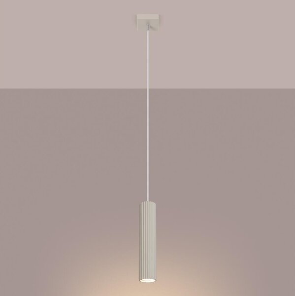 Brilagi - Lustră LED suspendată pe cablu CRESTO 1xGU10/10W/230V crem