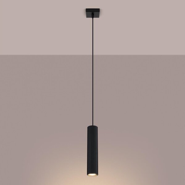 Brilagi - Lustră LED pe cablu CRESTO 1xGU10/10W/230V, negru