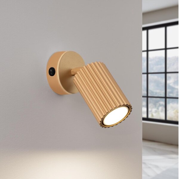 Brilagi - Aplică spot LED de perete CRESTO 1xGU10/10W/230V, auriu