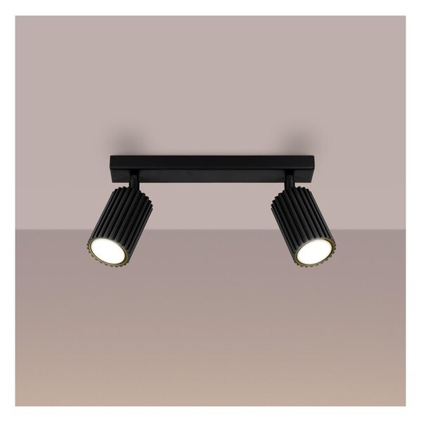 Brilagi - Spot LED CRESTO 2x GU10, 10W, 230V, negru