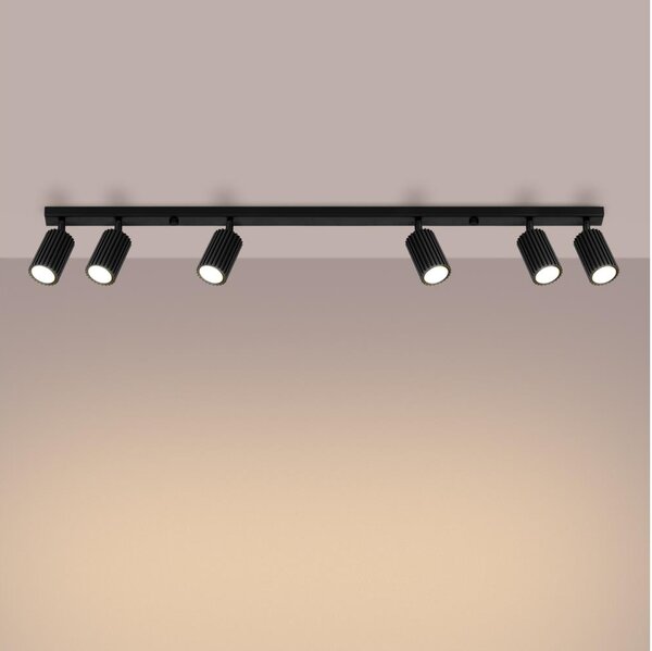 Brilagi - Spot LED CRESTO 6x GU10 / 10W / 230V, negru