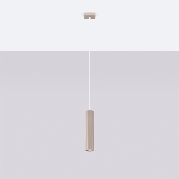 Brilagi - Pendul LED pe cablu CRESTO 1xGU10/10W/230V taupe