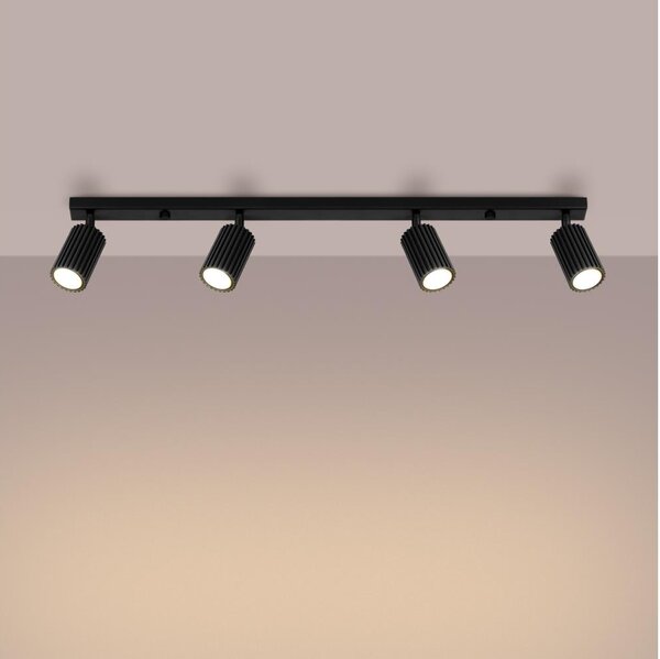 Brilagi - Spot LED CRESTO, 4x GU10, 10W, 230V, negru