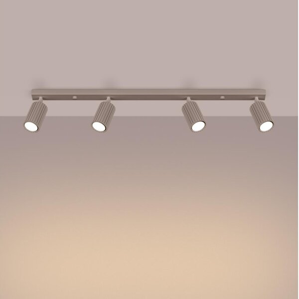 Brilagi - Spot LED CRESTO 4 x GU10, 10 W, 230 V, taupe