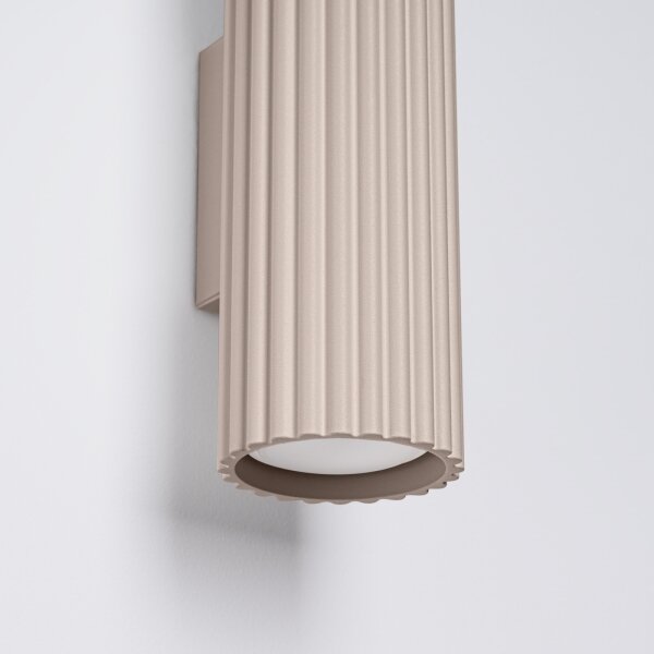 Brilagi - Aplica de perete LED CRESTO, 2x GU10/10W/230V, 20 cm, taupe