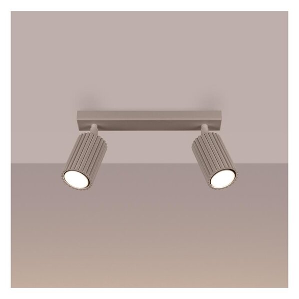 Brilagi - Spot LED CRESTO, 2x GU10, 10W, 230V, taupe