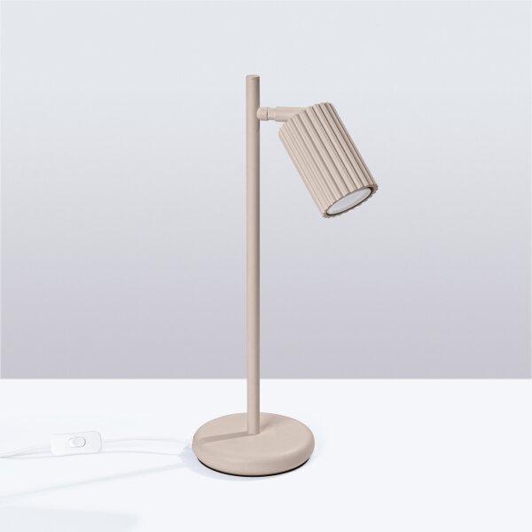 Brilagi - Lampă de masă LED CRESTO, 1x GU10/10W/230V, taupe