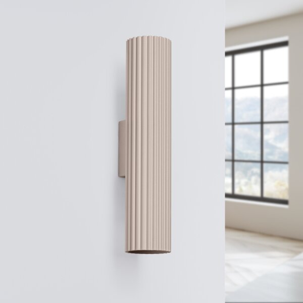 Brilagi - Aplica de perete LED CRESTO, 2xGU10/10W/230V, 30 cm, taupe