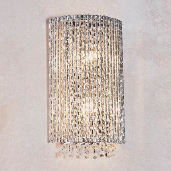 Aplică de cristal Endon 81978 GALINA 2xG9/25W/230V crom lucios