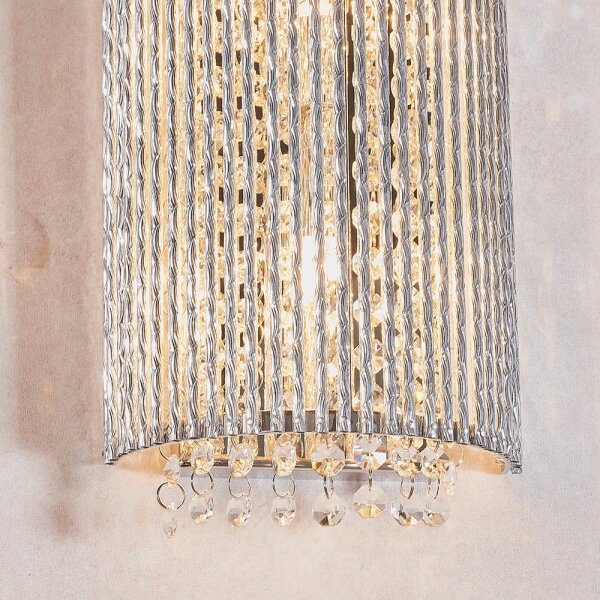 Aplică de cristal Endon 81978 GALINA 2xG9/25W/230V crom lucios