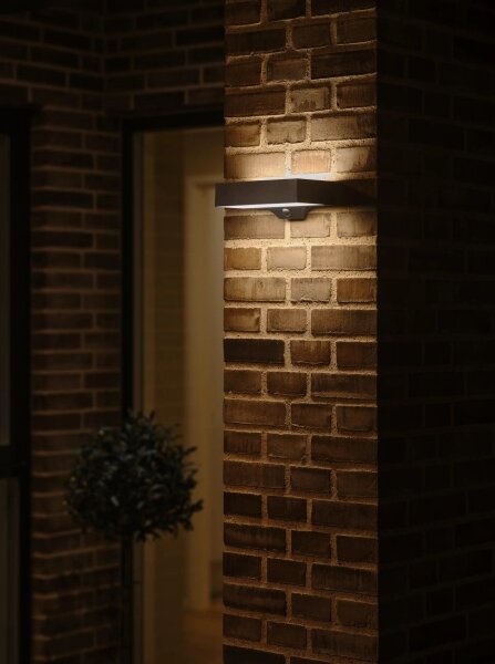 Nordlux - Lampă solară de perete LED MONAY cu senzor, 5W, 5V, IP44