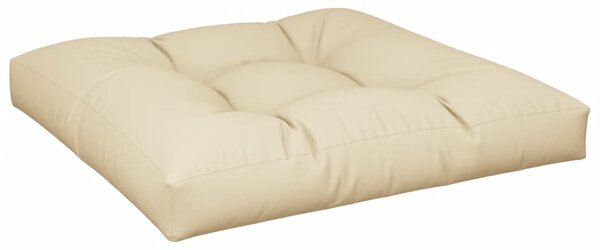 Pernă canapea din paleți, bej, 70x70x12 cm