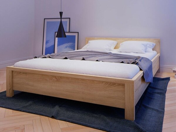 Pat Nolroma 120Dublu, Maro deschis, 160x200, PAL laminat, 17x21x6cm