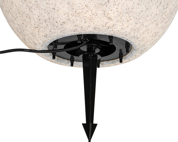 Lampă de exterior inteligentă gri 45 cm IP65 cu LED inclus - Nura