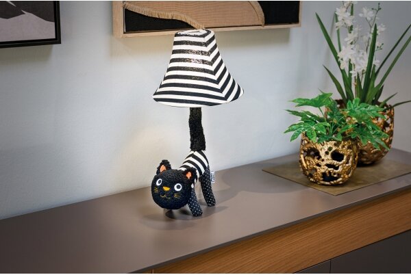 Lampă LED de masă pentru copii Happy Lamps BABY LUNA LED/5,4W/230V pisică