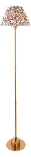 Endon 114785 - Lampă de podea reîncărcabilă dimabilă BURLEY LED/1,5W/5V alamă/gri
