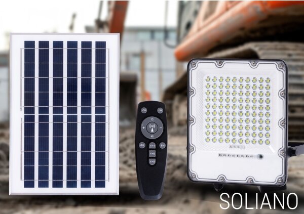 Proiector LED solar LED/50W/3,2V 4500K IP65 + telecomandă
