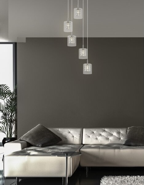 Lustră de cristal pe cablu DUCHESS 5xG9/40W/230V Rabalux 3117