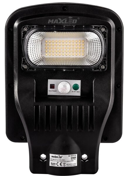 Lampă LED stradală cu senzor LED/150W/6V 6500K IP65 + telecomandă