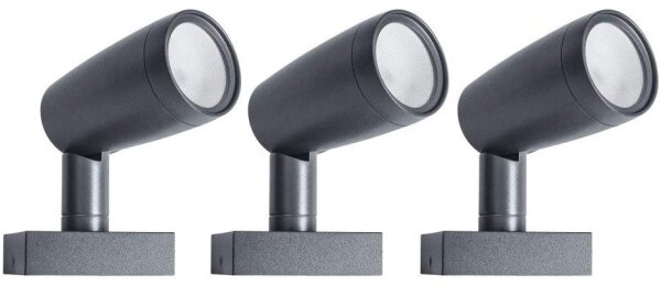 SET 3x lampă LED RGBW de exterior SMART + SPOT 3xLED/4,5W/230V IP65 Wi-Fi Ledvance