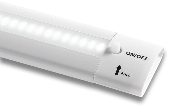 Fabas Luce Lampă montată sub dulap LED 16W Galway 6690, alb, reglabil, Alb, Bucătărie, Metal