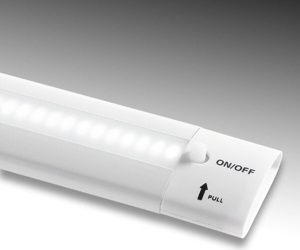 Fabas Luce Lampă montată sub dulap LED 16W Galway 6690, alb, reglabil, Alb, Bucătărie, Metal