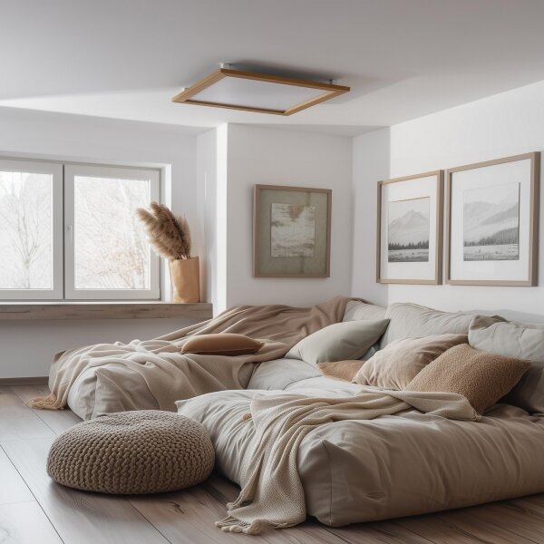 Eglo 99472 - Plafonieră LED PIGLIONASSO LED/32W/230V 645x645 mm