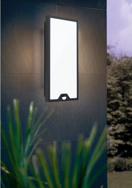 Aplică LED de exterior cu senzor CASAZZA LED/16W/230V IP44 Eglo 99521